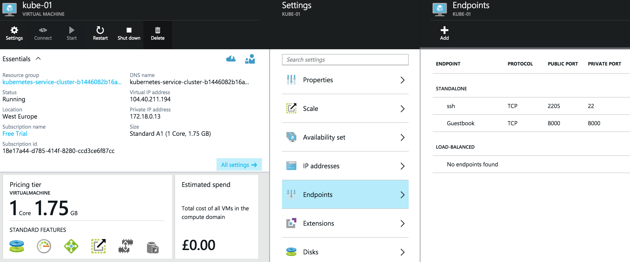 Creating an endpoint